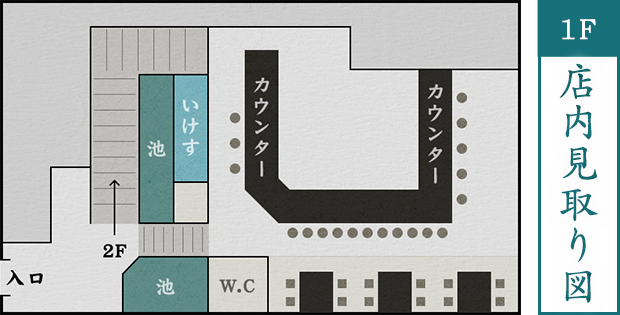 店内見取り図1F